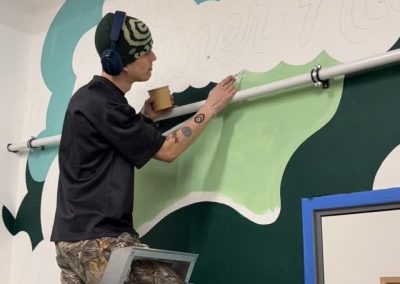 “Hub” office mural