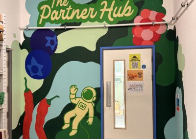 Partner Hub mural