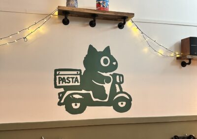 Pasticcio pasta cat