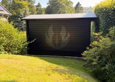 Garden building emblem
