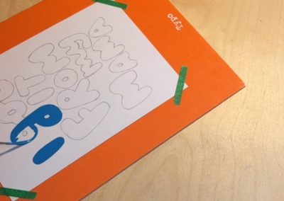 Bubble lettering