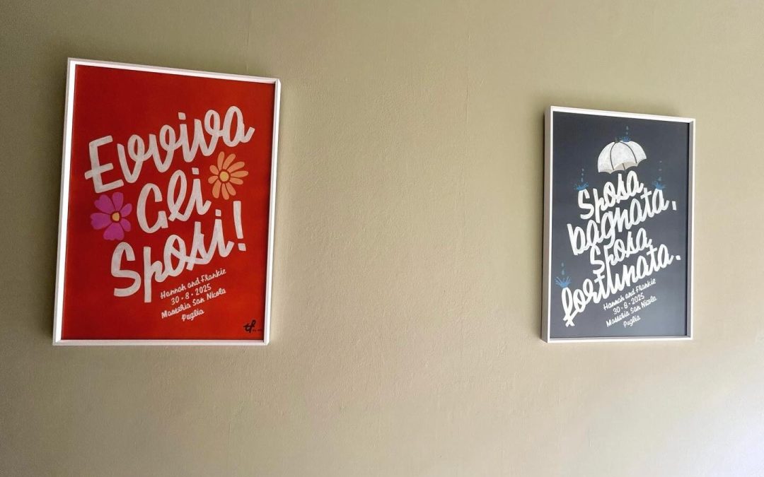 Custom wedding prints